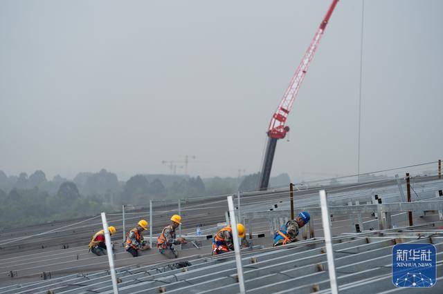 四川高鐵天府站鋼結構施工完成:鋼結構
